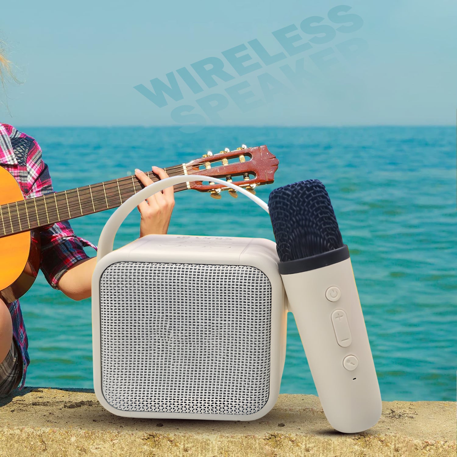 UnixIndia Mystic Wireless Bluetooth Speaker with Mic | Portable Multi-Function Stereo Speaker - Unixindia.