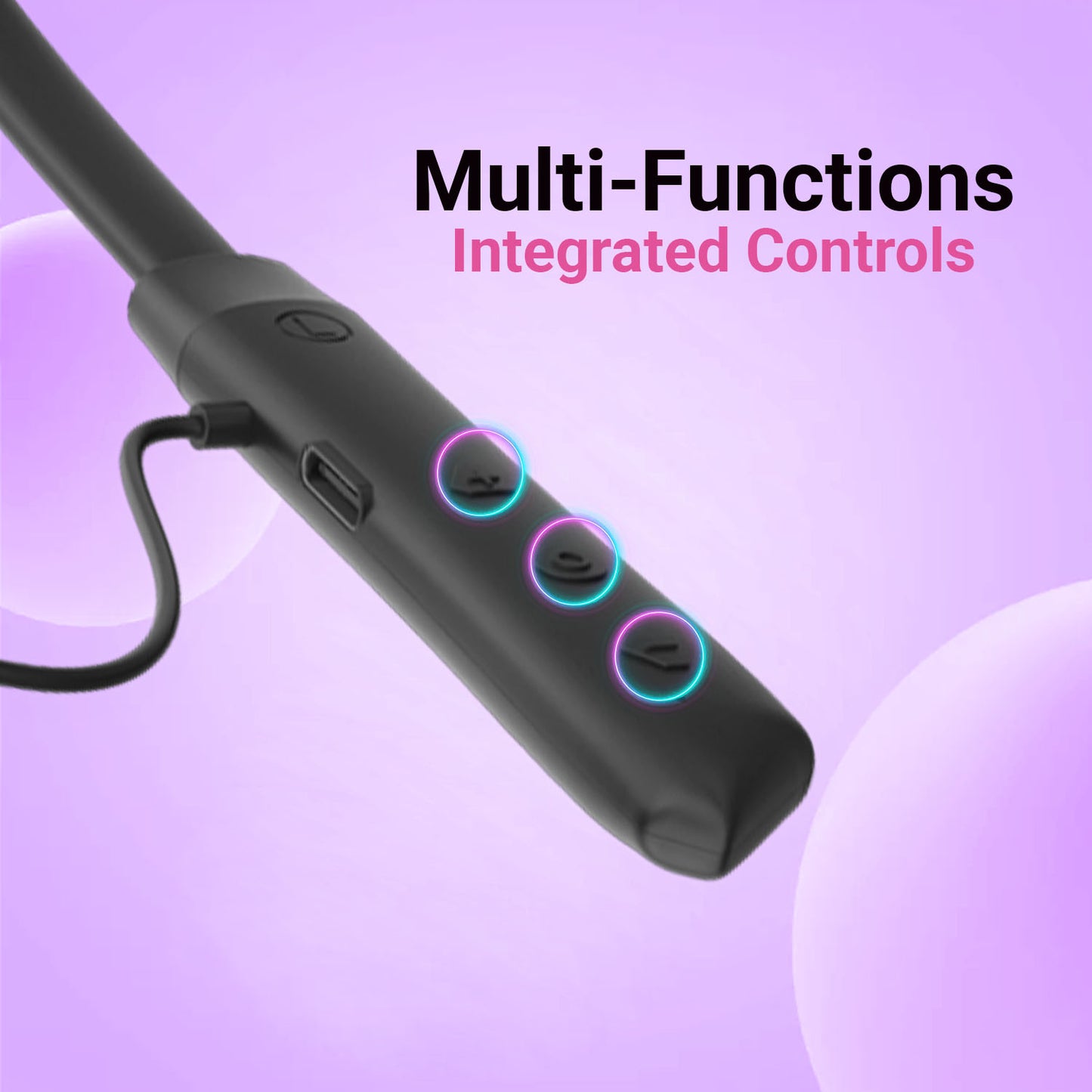 Unix Explorer UX-700 Pro Bluetooth Neckband äóñ 52 Hours Playtime, Thumping Bass