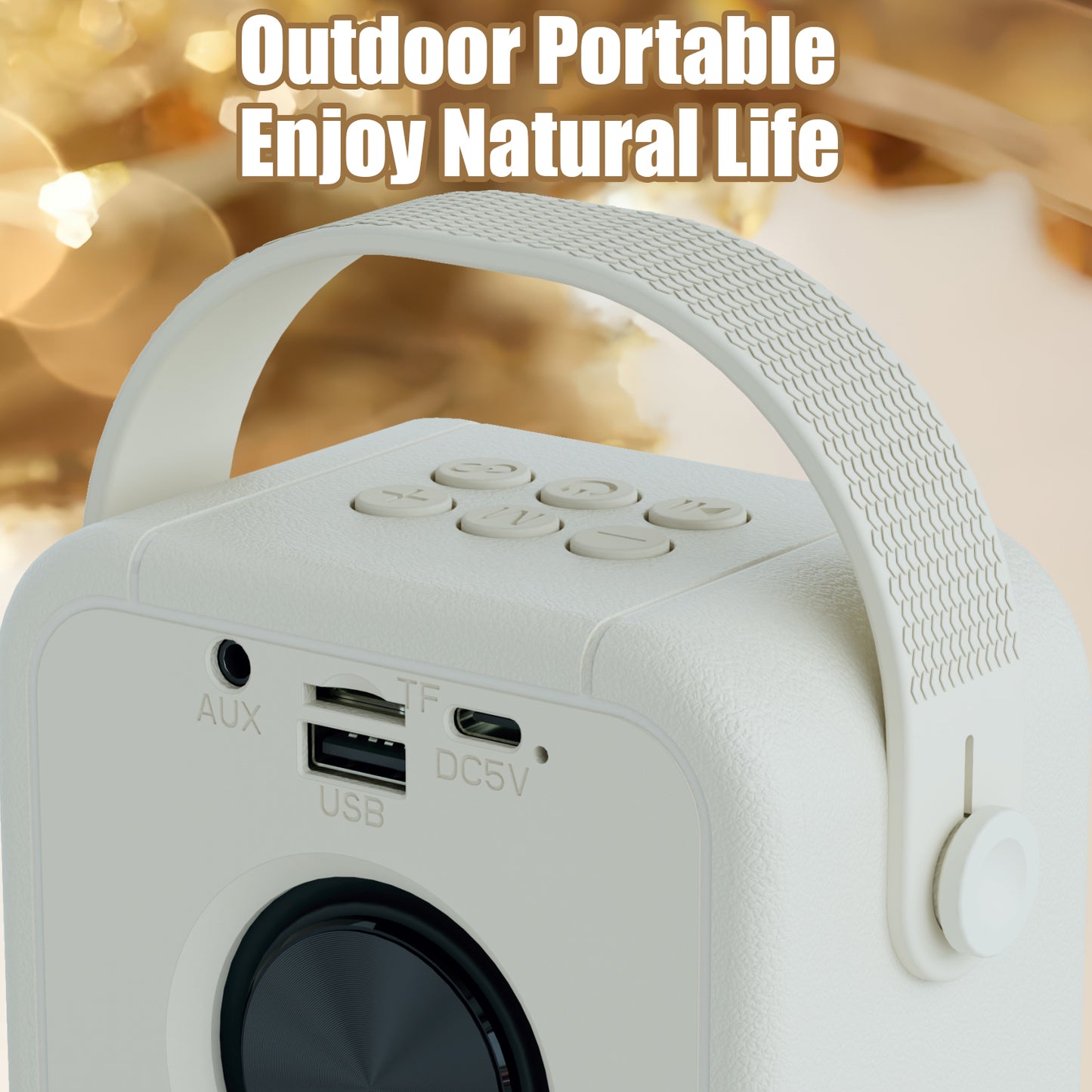 UnixIndia Mystic Wireless Bluetooth Speaker with Mic | Portable Multi-Function Stereo Speaker - Unixindia.