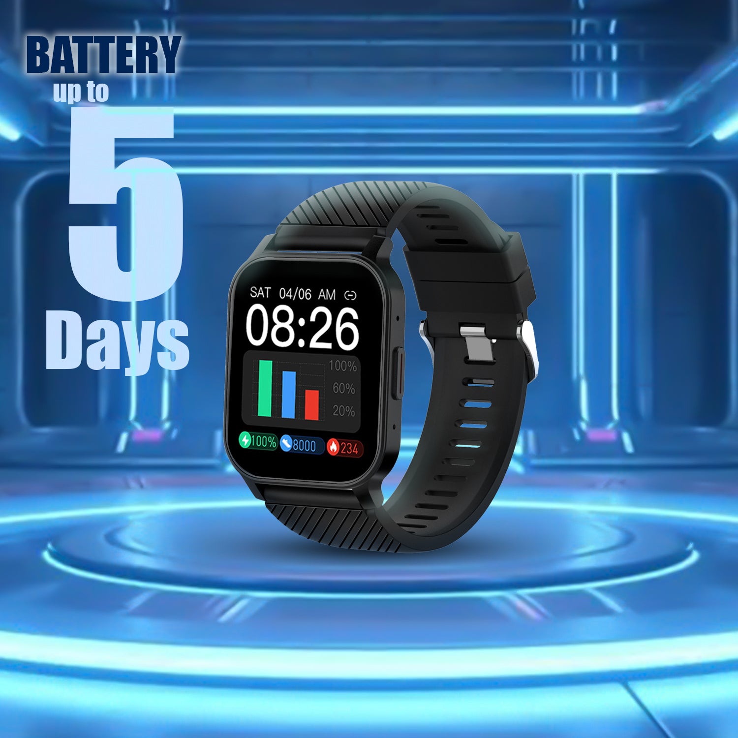 Unix USW-1 Breeze Bluetooth Calling Smartwatch - Unixindia.