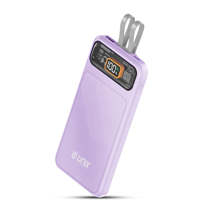Unix UX-1513 30W PD Power Bank - Safe Stable Fast Charging - Unixindia.
