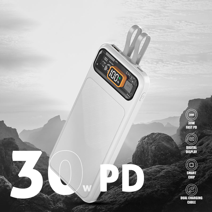 Unix UX-1513 30W PD Power Bank - Safe Stable Fast Charging