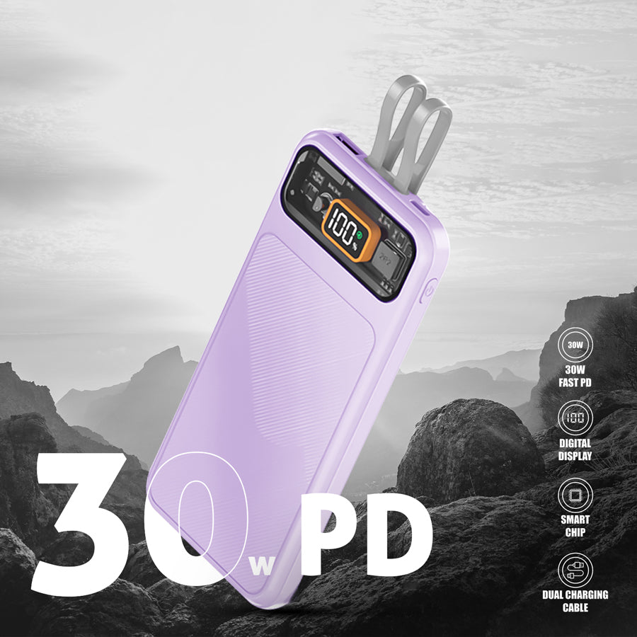 Unix UX-1513 30W PD Power Bank - Safe Stable Fast Charging