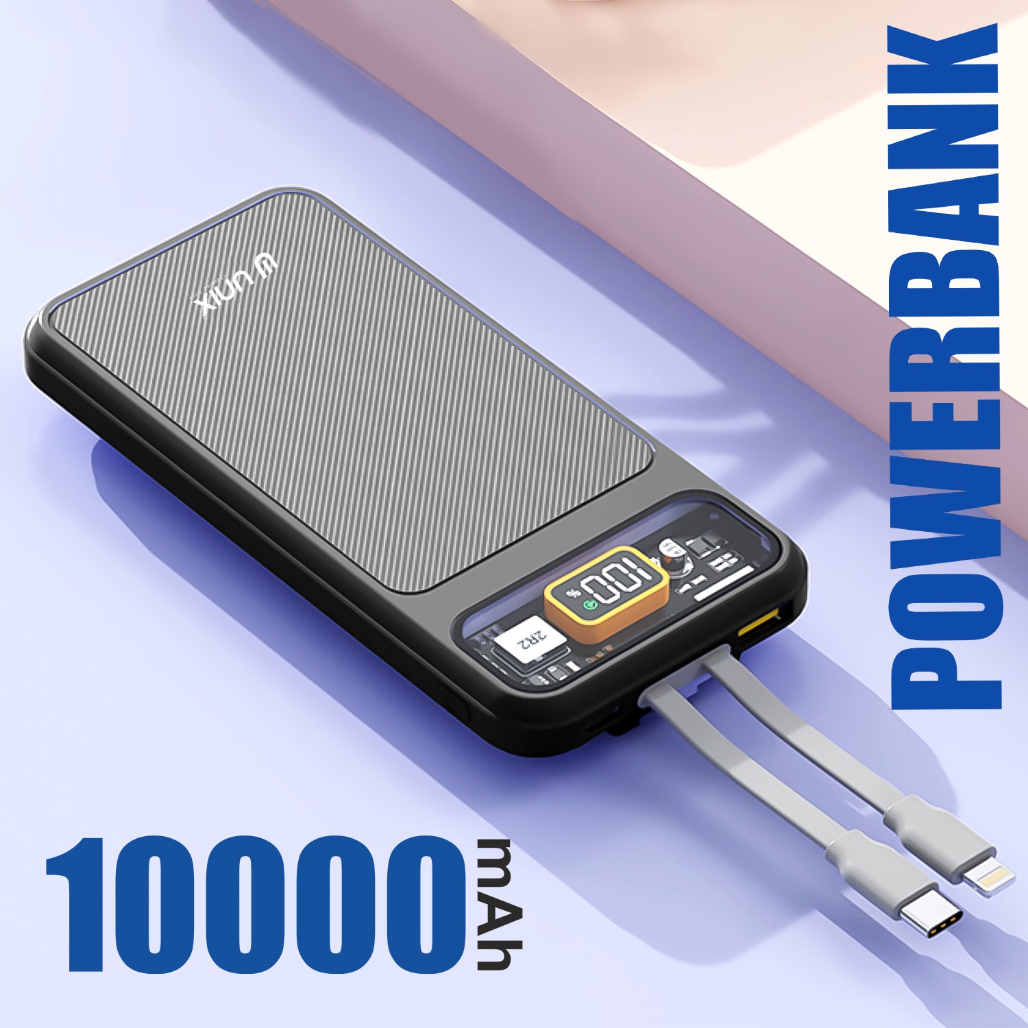 Unix UX-1513 30W PD Power Bank - Safe Stable Fast Charging