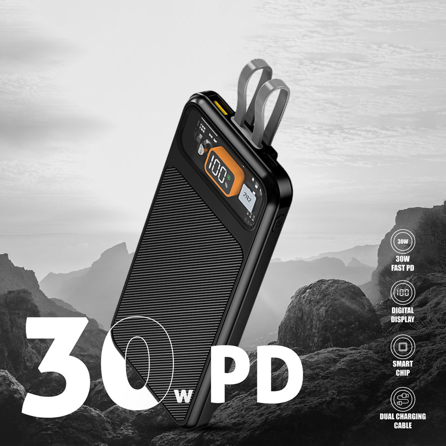 Unix UX-1513 30W PD Power Bank - Safe Stable Fast Charging - Unixindia.