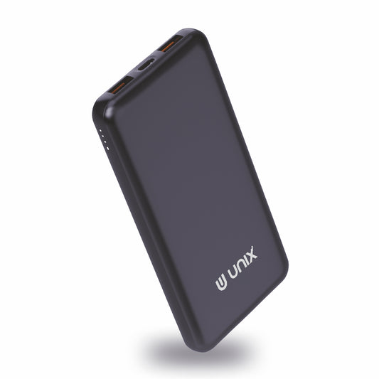 UNIX UX-1529 10000mAh Power Bank äóñ Dual USB Output, Slim Polymer Design & LED Indicator
