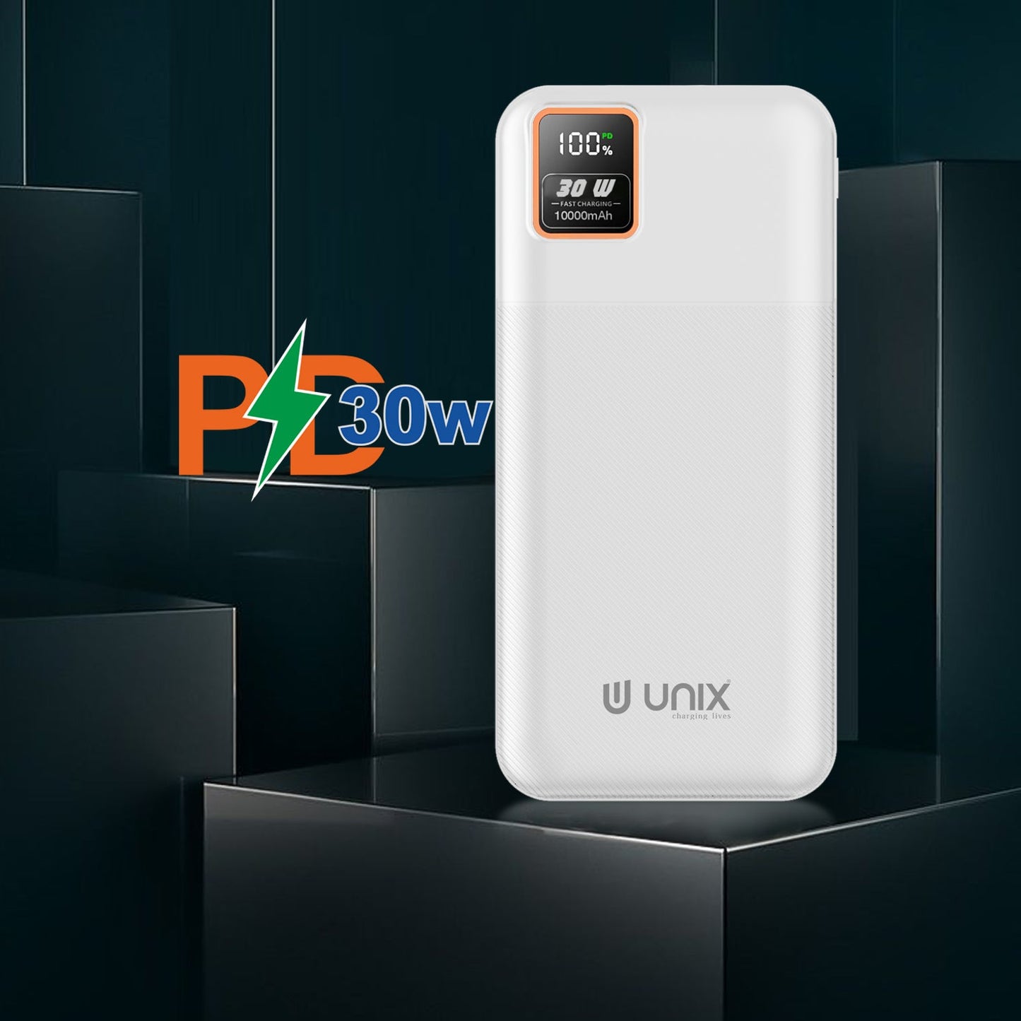 PD 30W Fast Charging äóñ Rapid and efficient charging for smartphones, tablets, and other devices.