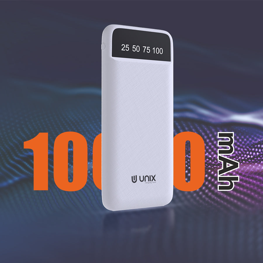 Unix UX-1520 10000mAh Power Bank - Stay Charged Anywhere, Anytime