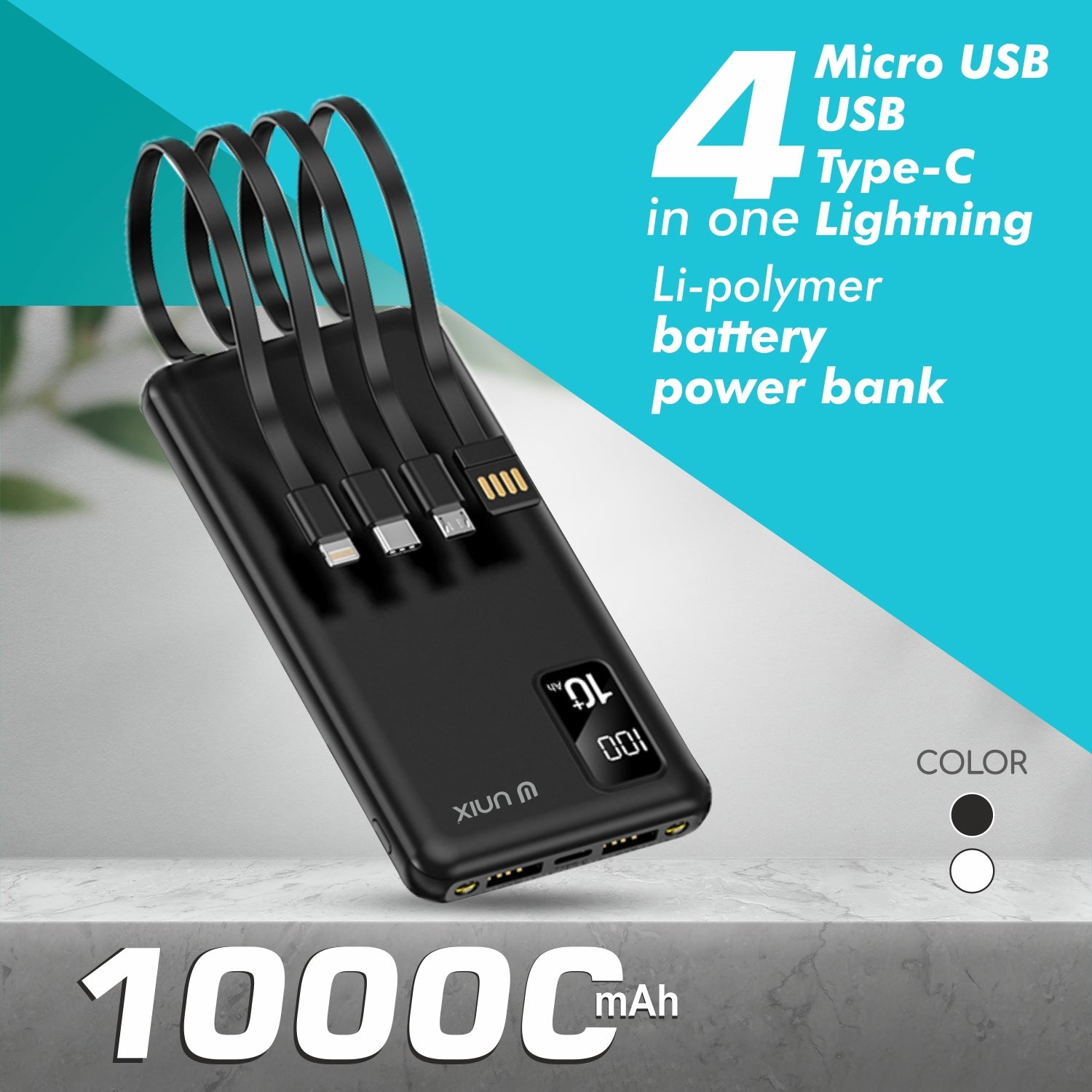 Unix UX-1511 Four In One Power Bank - Unixindia.