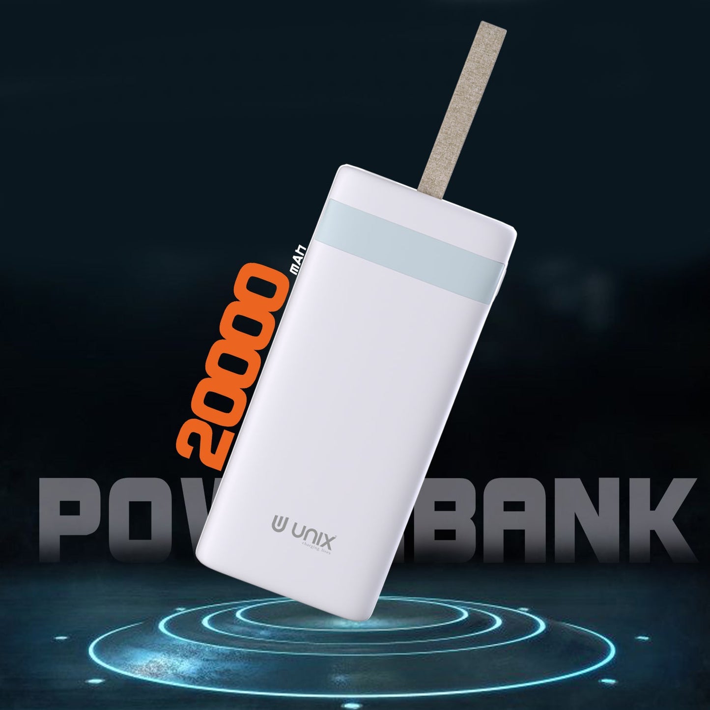 Unix UX-1517 Four In One Power Bank with LED Light - Unixindia.