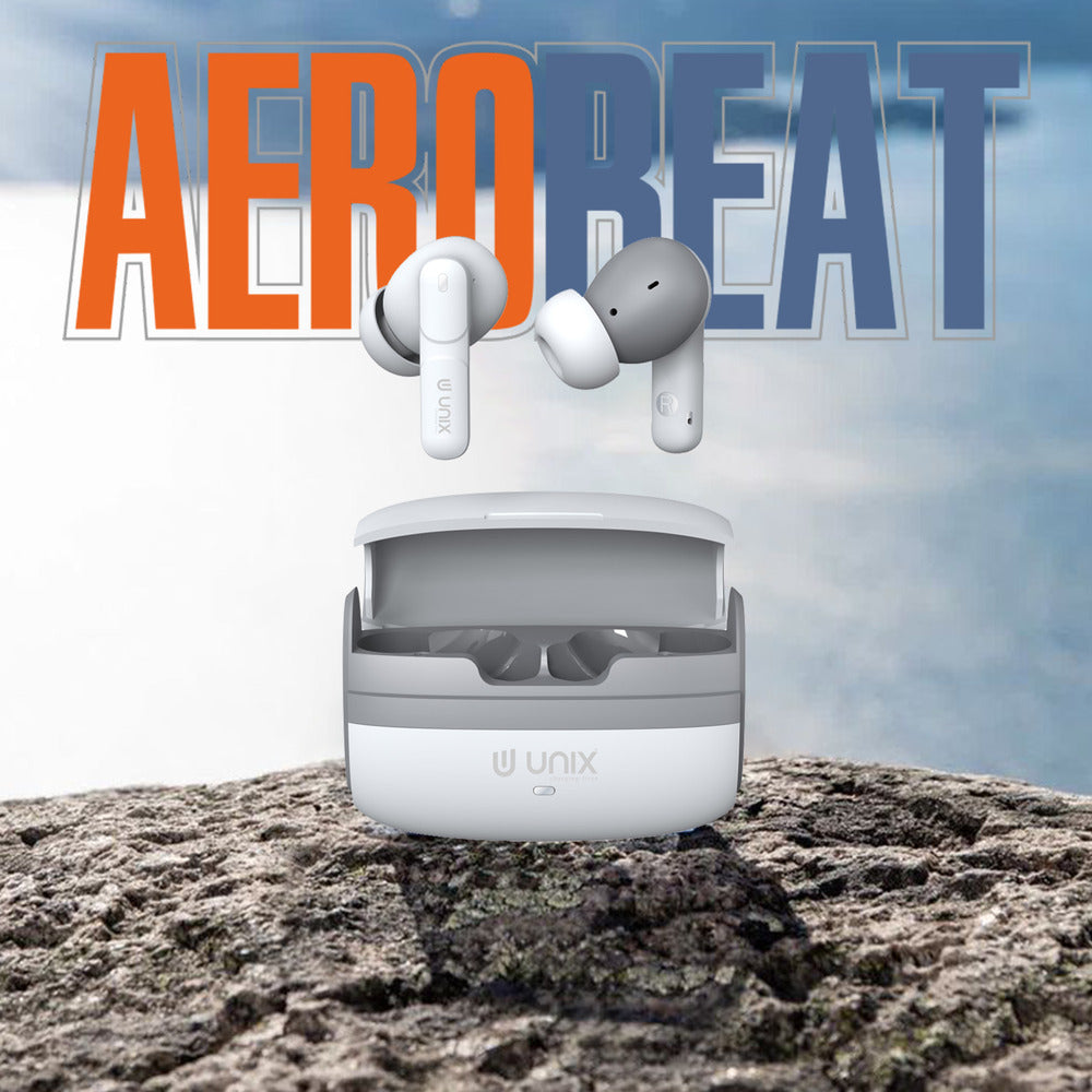 Unix UX-111 Aerobeat Wireless Earbuds | HD Sound, Long Battery Life