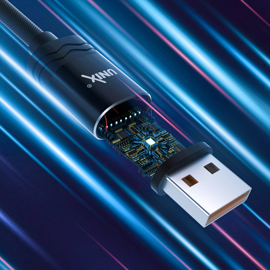 Unix UX-GS24 Best Data Cable lightning black inside
