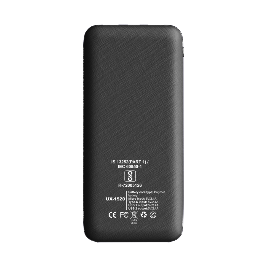 Unix UX-1520 10000mAh Power Bank - Stay Charged Anywhere, Anytime