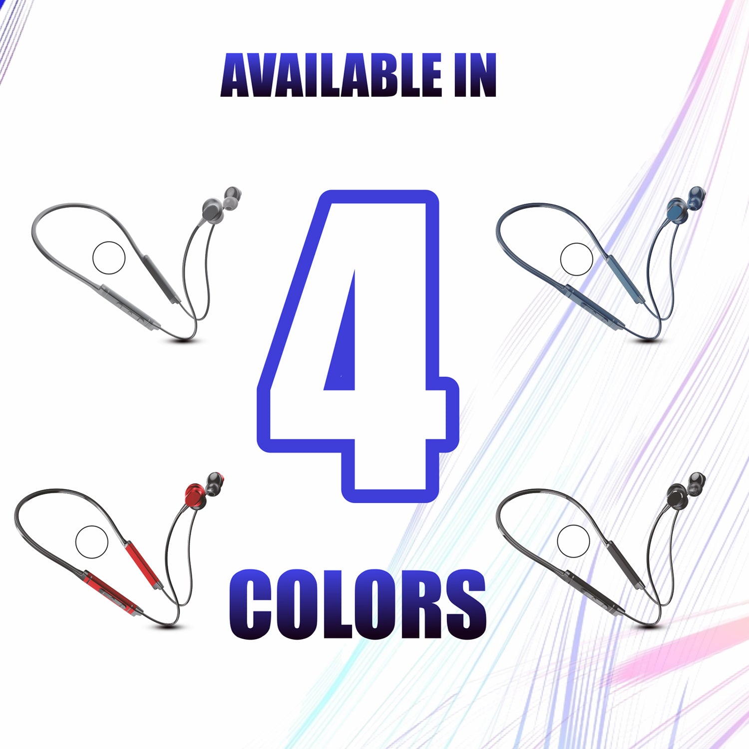 UNIX Ux-900 Springer Wireless Neckband – Up to 52 Hours Playtime, Premium Bass, Type-C Fast Charging - Unixindia.