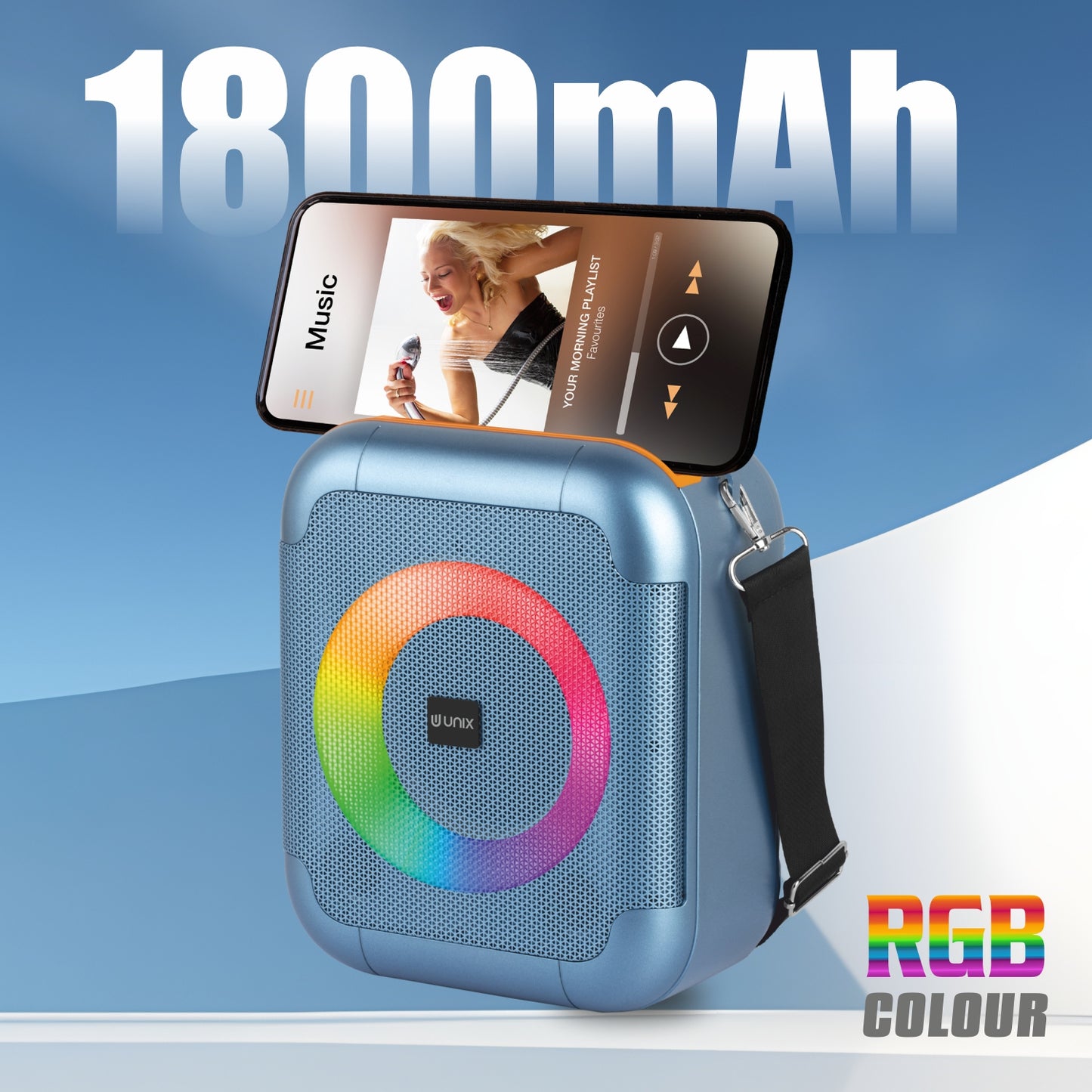 Unix Q Box XB-U66 Wireless Speaker