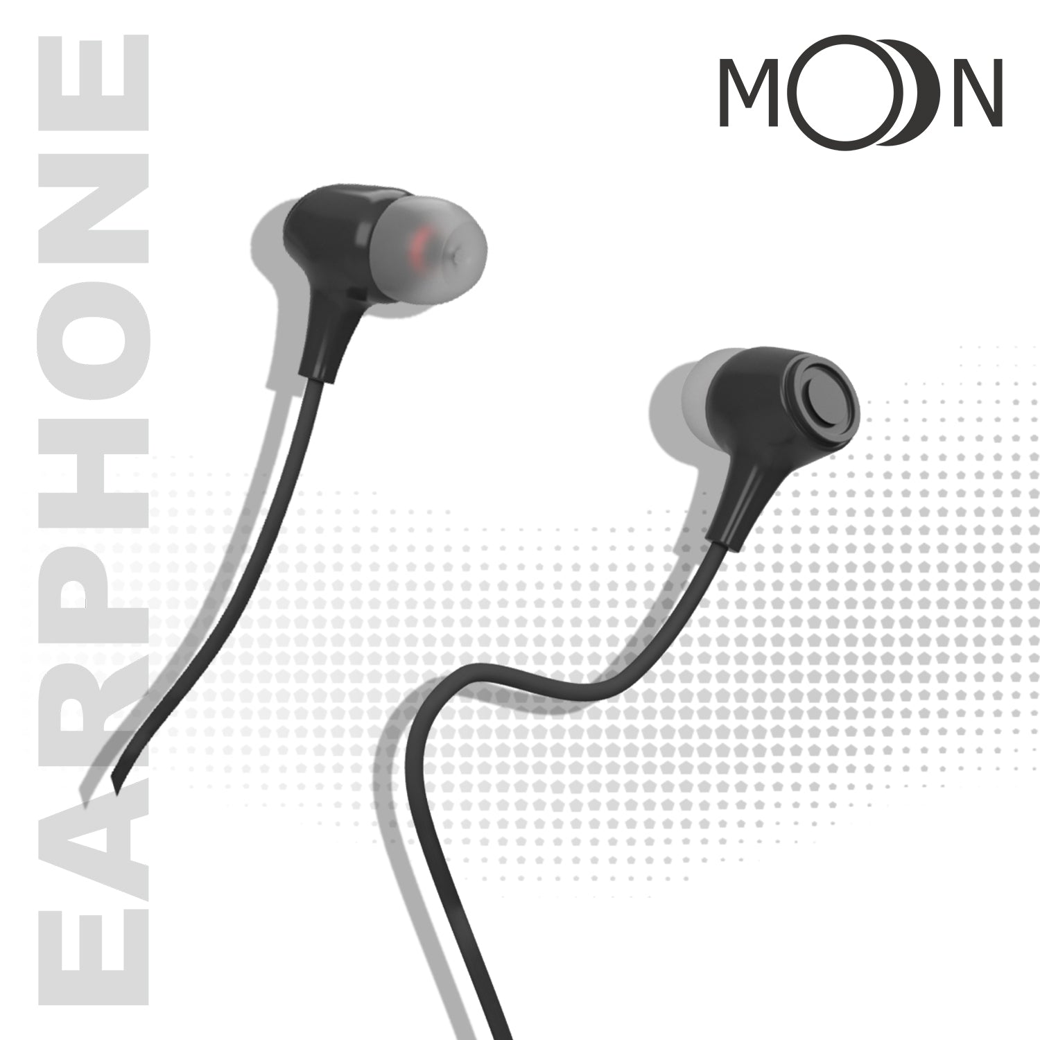 Unix Moon Wired Earphones with Stereo Sound - Unixindia.