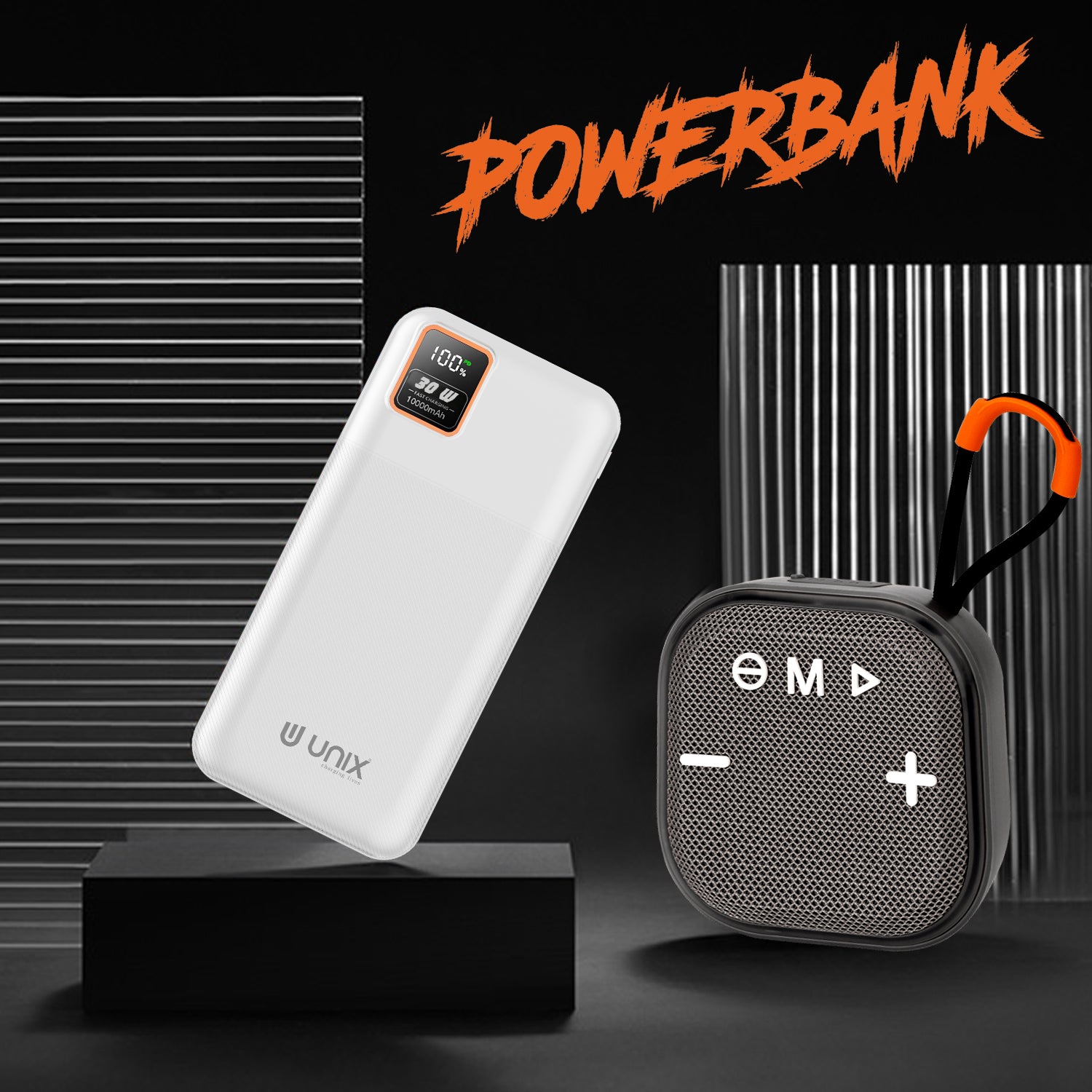 Unix UX-1523 PD 30W Power Bank for Fast Charging