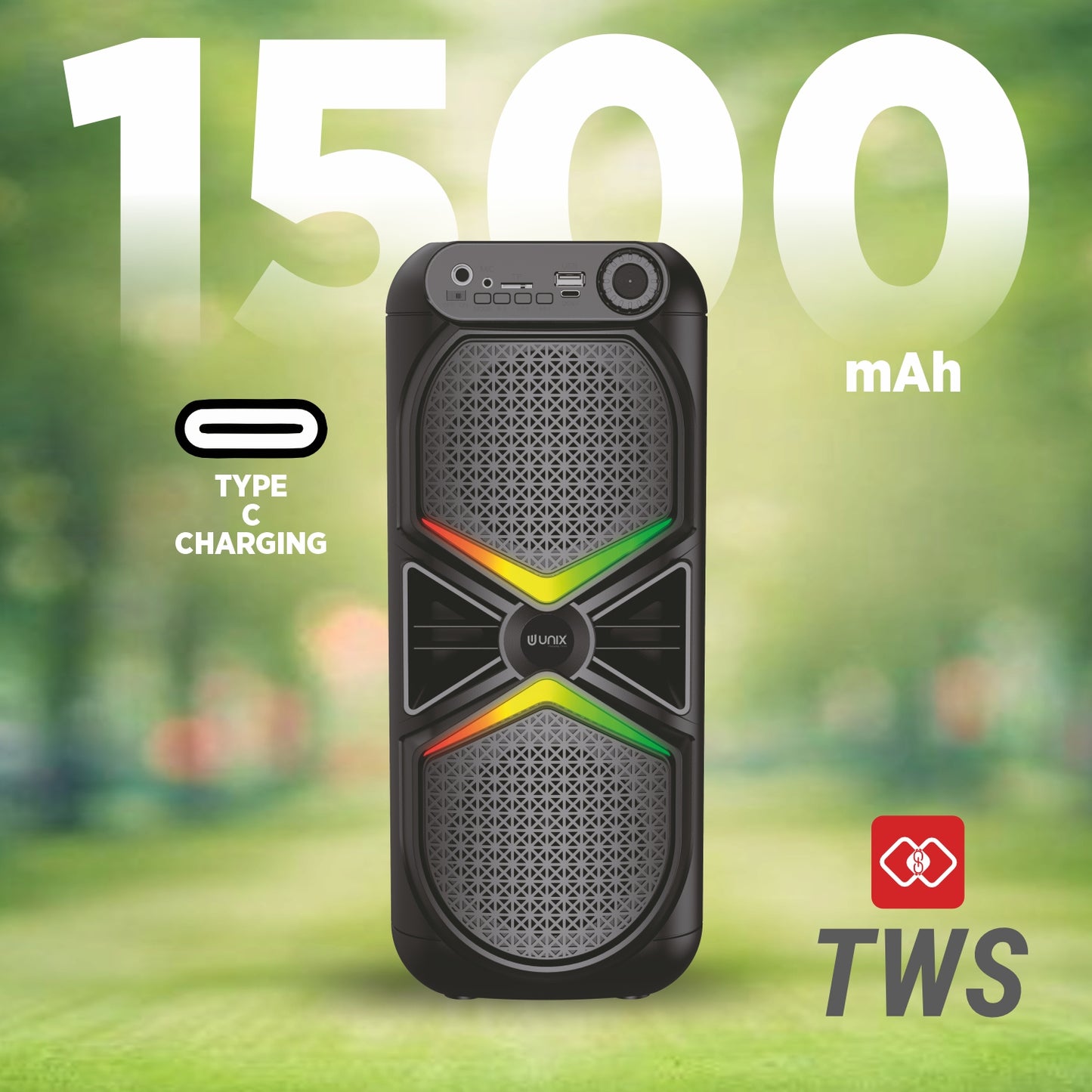 Unix XRO Boom Ra 20W Bluetooth Speaker