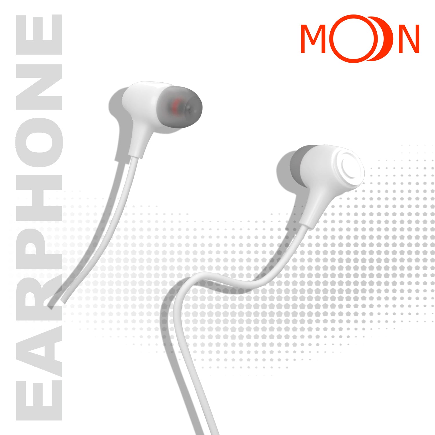 Unix Moon Wired Earphones with Stereo Sound - Unixindia.