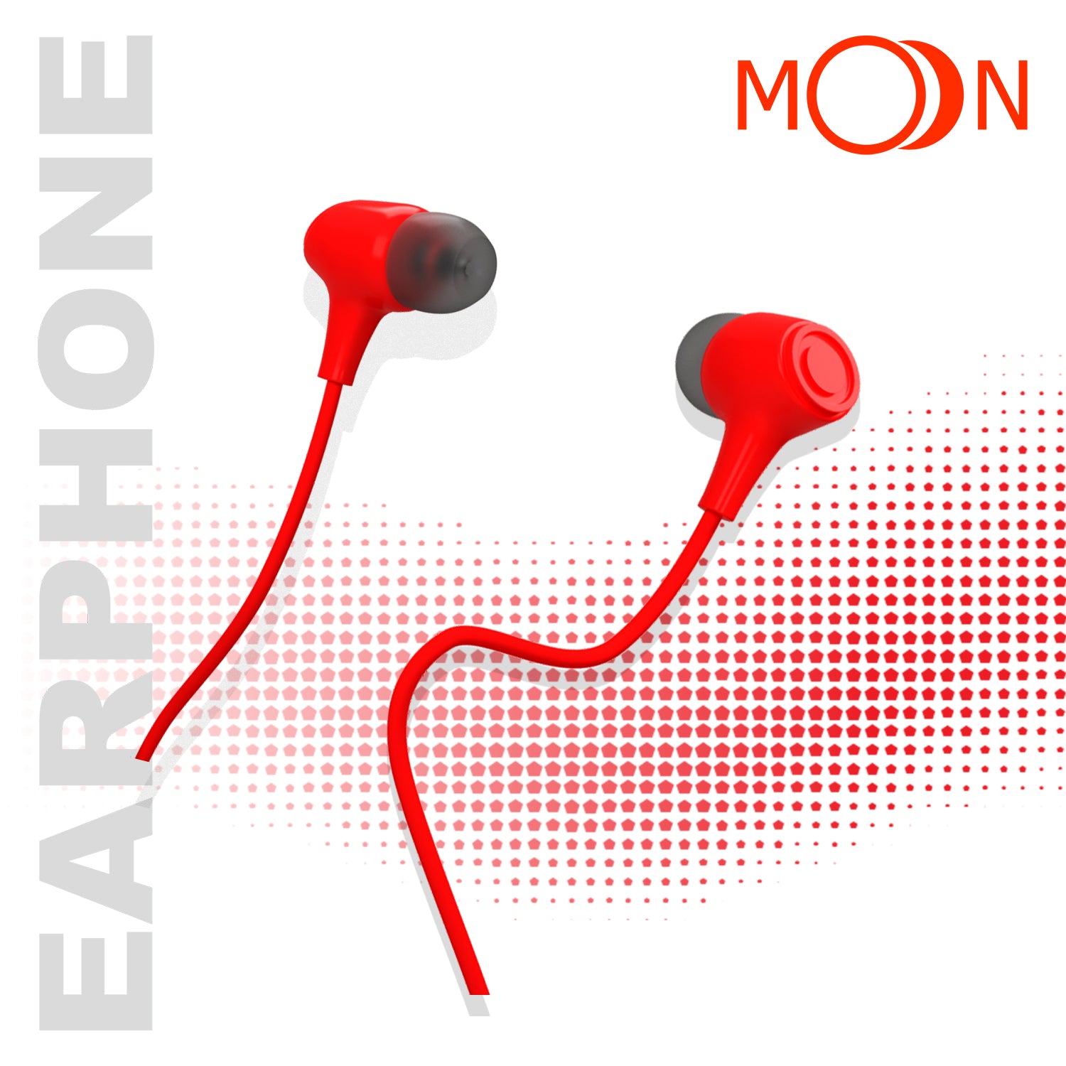 Unix Moon Wired Earphones with Stereo Sound - Unixindia.