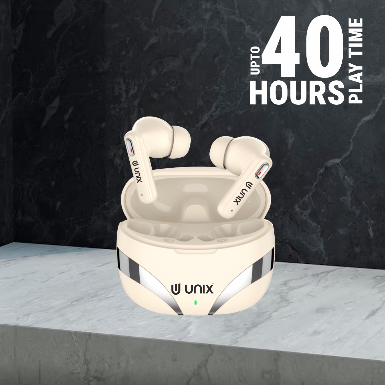 Unix UX-W4 Wings Airbus -Premium Sound and upto 40 Hours Play Time