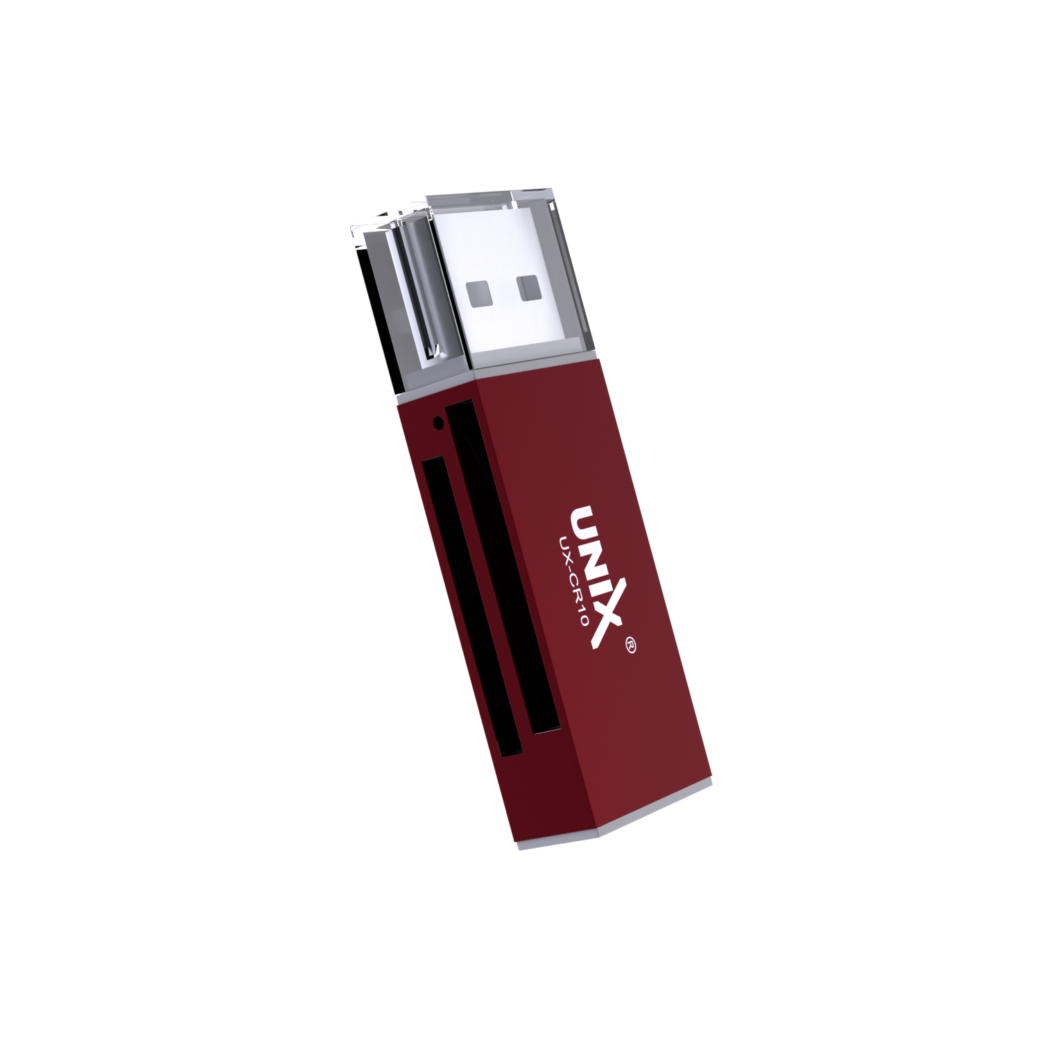 Unix UX-CR10 Card Reader | USB 3.0, High-Speed Data Transfer left