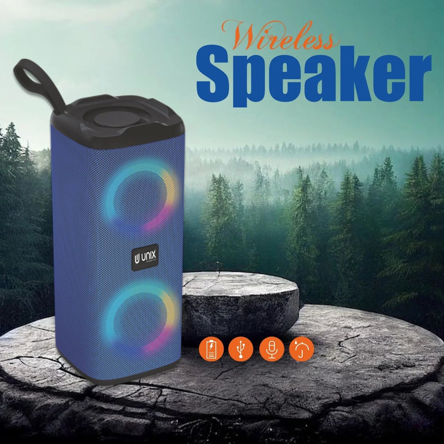 Unix Boom-Ra Best Wireless Speakers - Unixindia.
