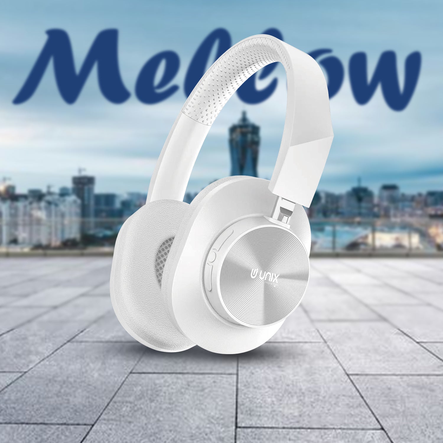 Unix UX-W100 Wireless Headphones: 36 Hours of Playtime, Type-C Charging, and Stunning Sound Quality - Unixindia.