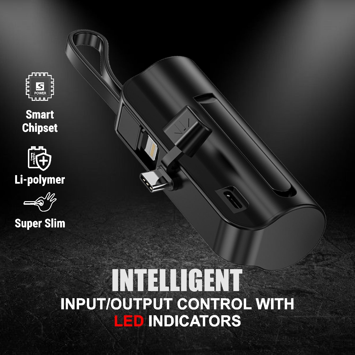 LED Charging Indicators äóñ Monitor battery levels at a glance.