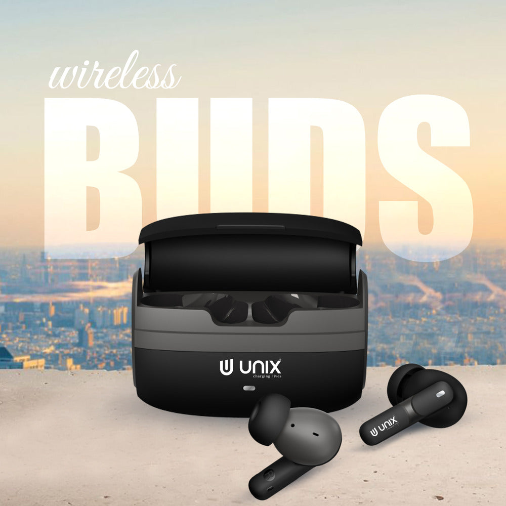 Unix UX-111 Aerobeat Wireless Earbuds | HD Sound, Long Battery Life