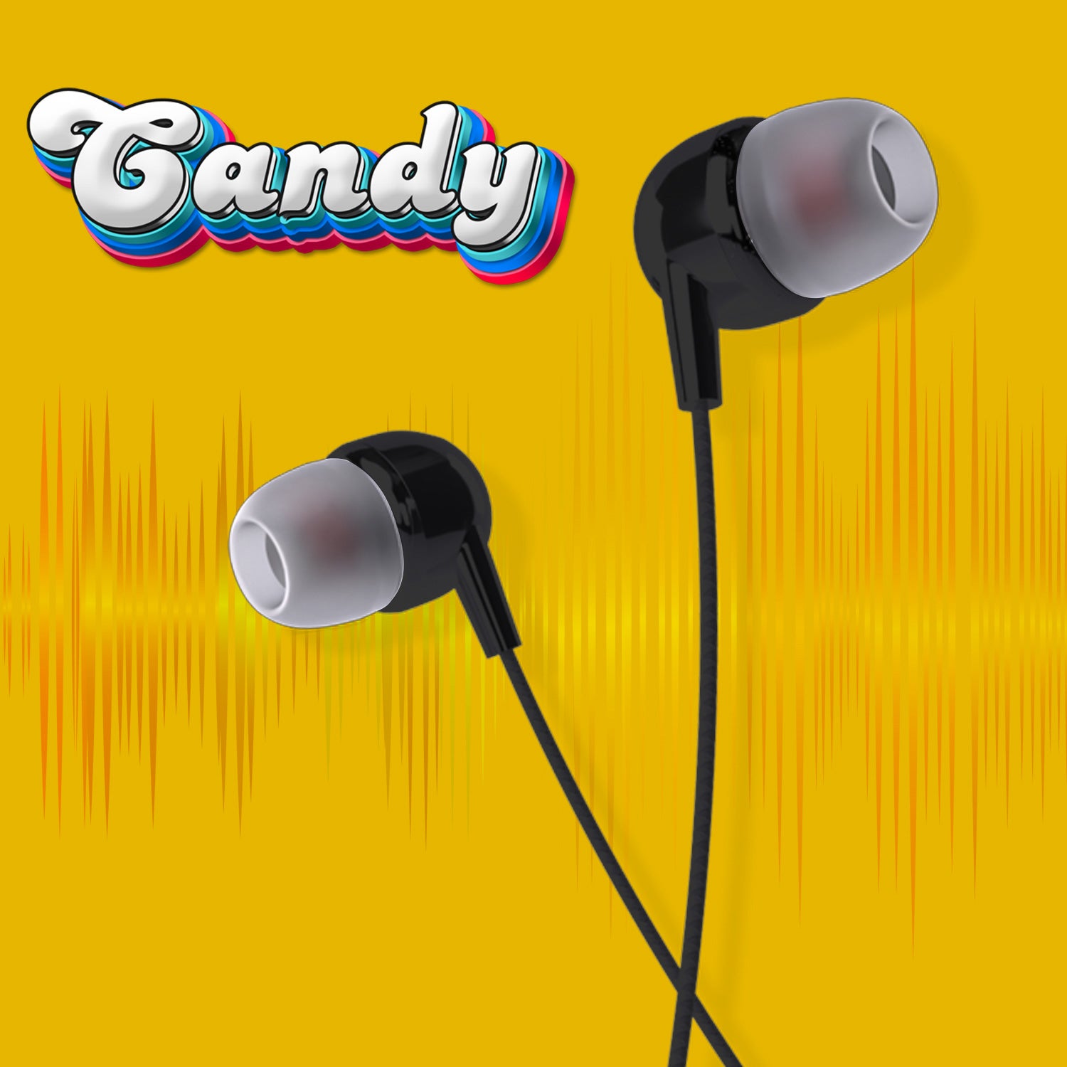 Unix Candy Best Wired Earphones - Premium Stereo Sound - Unixindia.