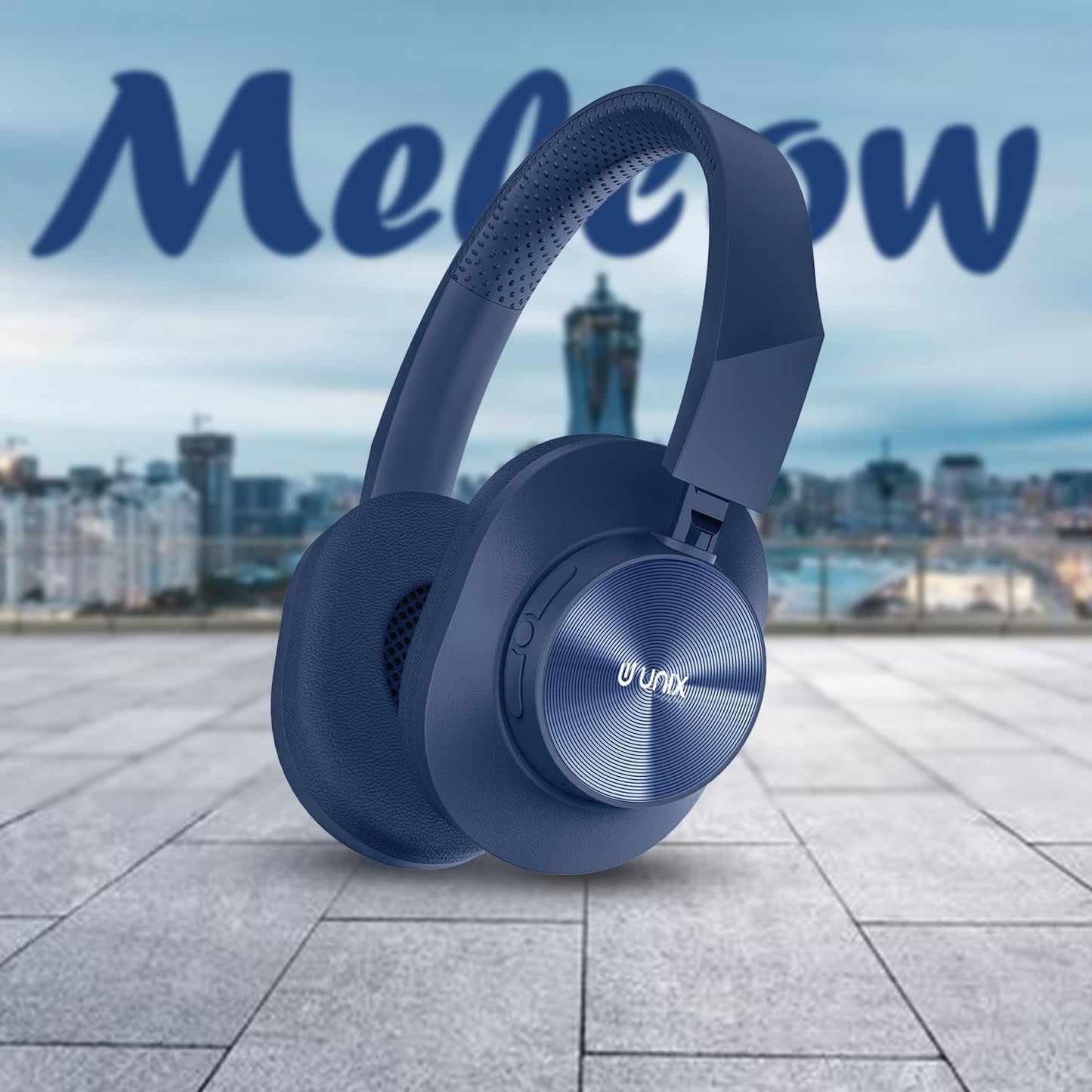 Unix UX-W100 Wireless Headphones: 36 Hours of Playtime, Type-C Charging, and Stunning Sound Quality - Unixindia.