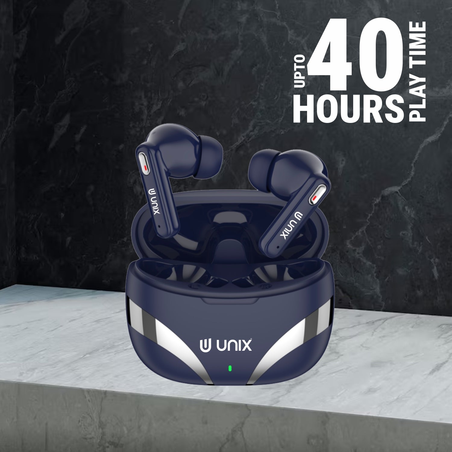 Unix UX-W4 Wings Airbus -Premium Sound and upto 40 Hours Play Time