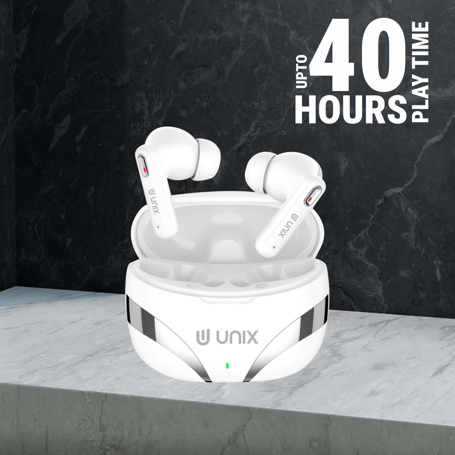 Unix UX-W4 Wings Airbus -Premium Sound and upto 40 Hours Play Time