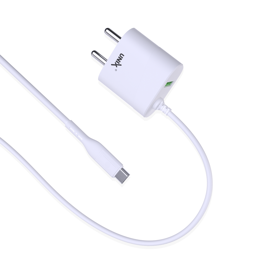 Unix UX-120 Best Travel Charger Micro USB Cable with 1 USB Port with cable