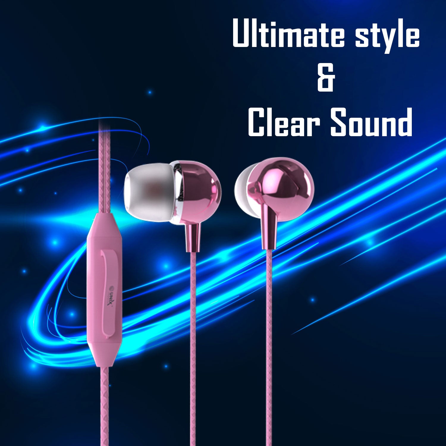 Unix Candy Best Wired Earphones - Premium Stereo Sound - Unixindia.