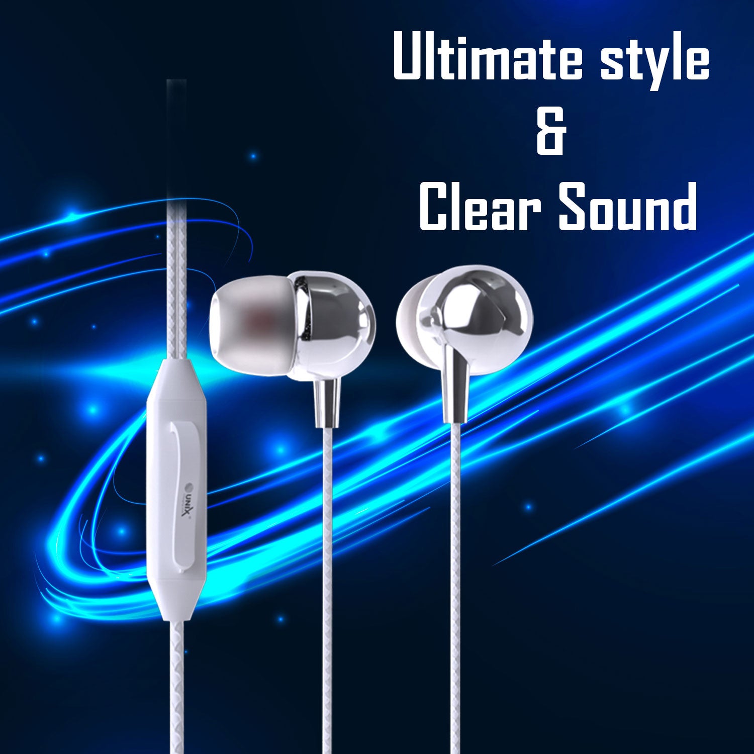 Unix Candy Best Wired Earphones - Premium Stereo Sound - Unixindia.