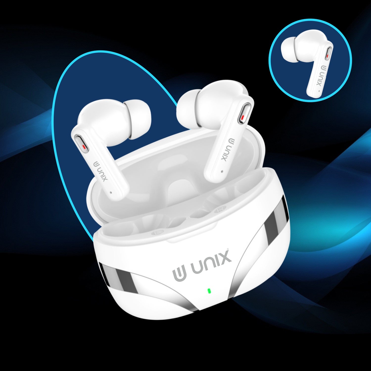 Unix UX-W4 Wings Airbus -Premium Sound and upto 40 Hours Play Time