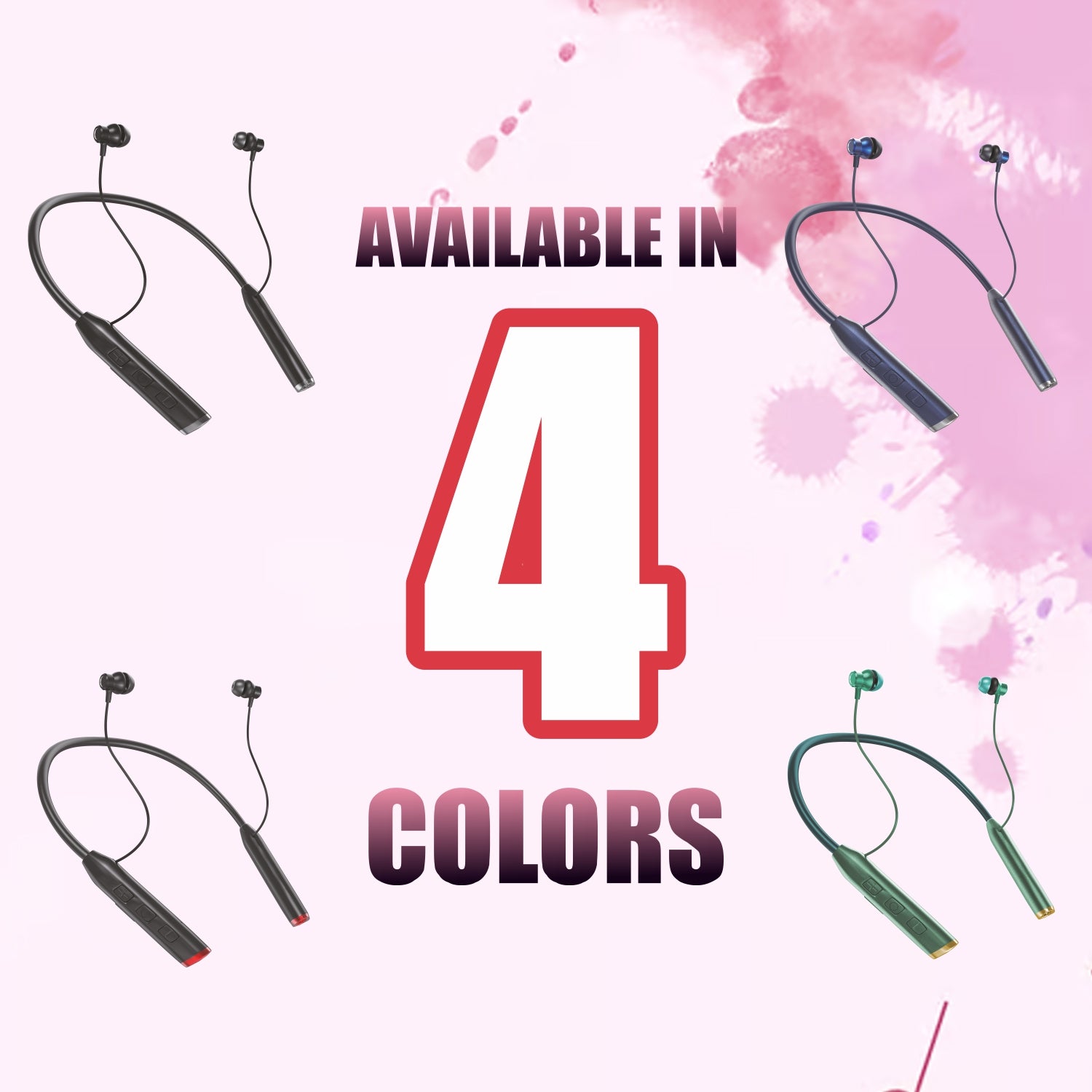 Unix UX-5000 Shockwave Wireless Neckband with 48-Hour Battery Life & BT 5.3 - Unixindia.