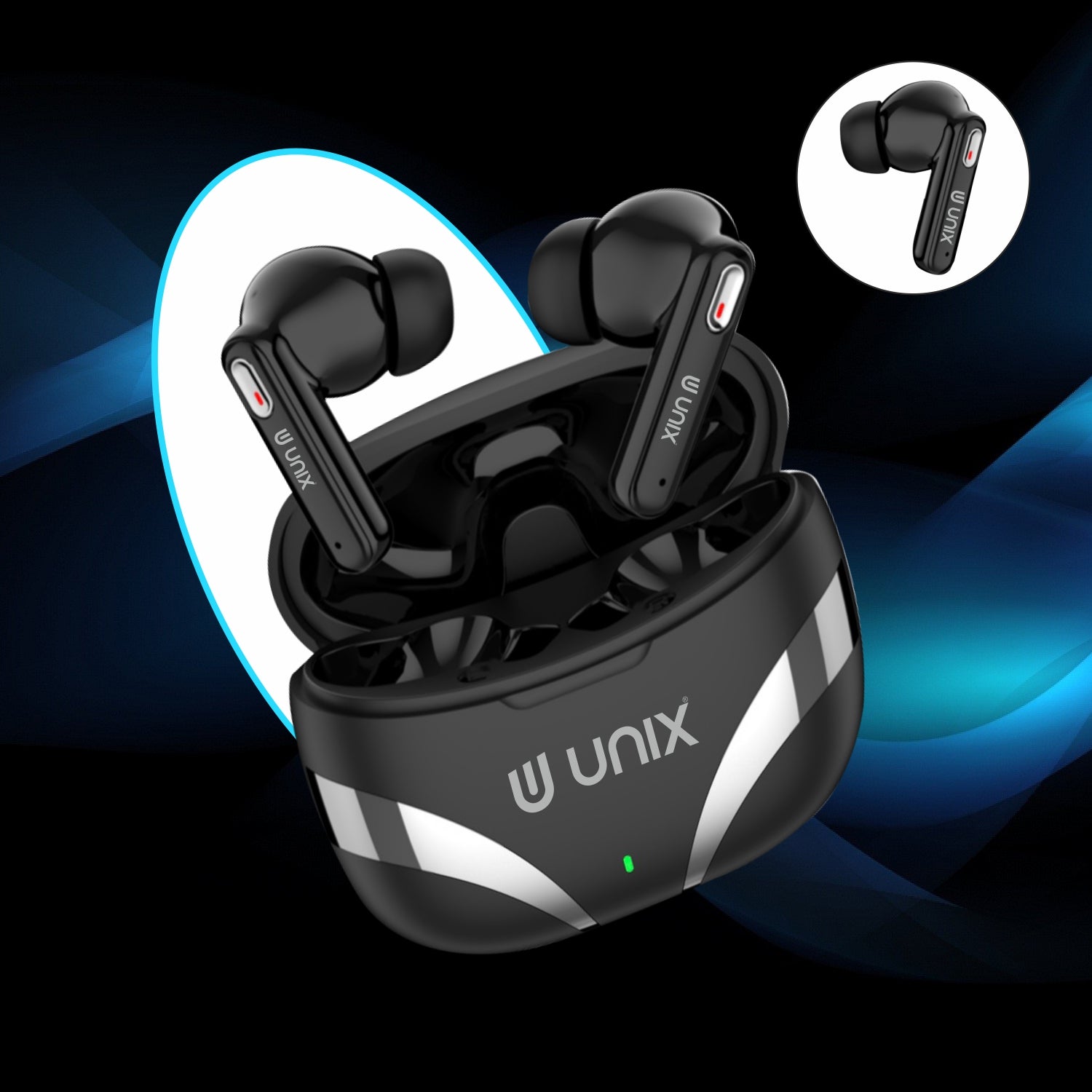 Unix UX-W4 Wings Airbus -Premium Sound and upto 40 Hours Play Time