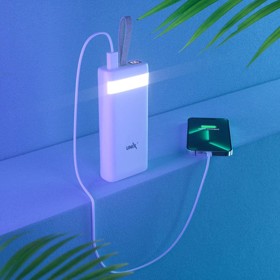 Unix UX-1517 Four In One Power Bank with LED Light - Unixindia.