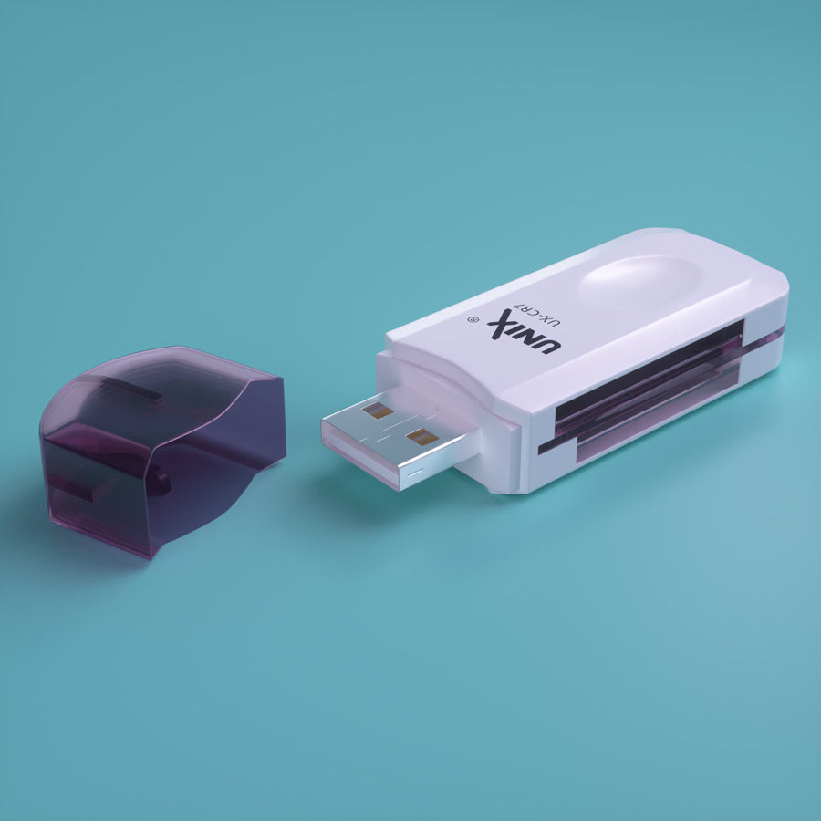 Unix UX-CR7 All In One Card Reader - built in USB 2.0 full
