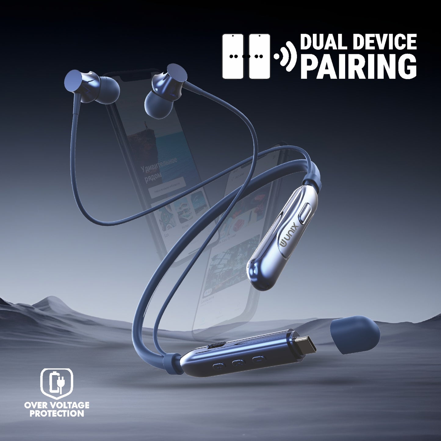 Dual Device Pairing Neckband