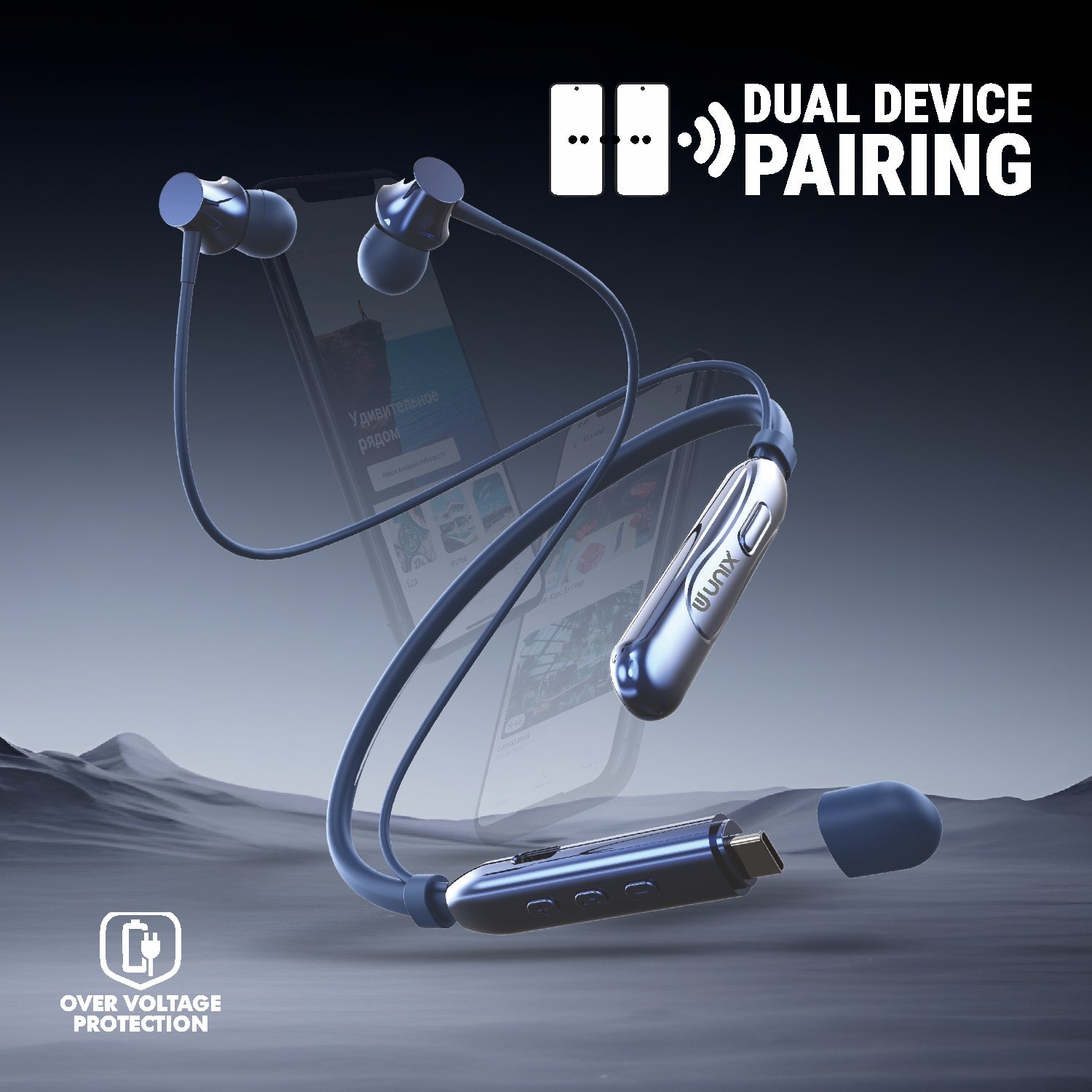 Dual Device Pairing Neckband