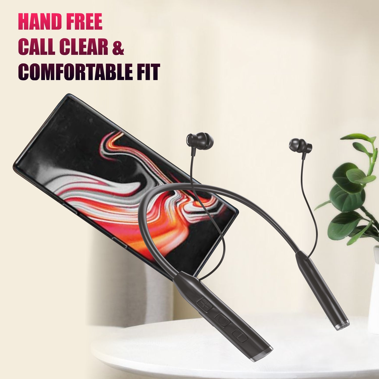 Unix UX-5000 Shockwave Wireless Neckband with 48-Hour Battery Life & BT 5.3 - Unixindia.