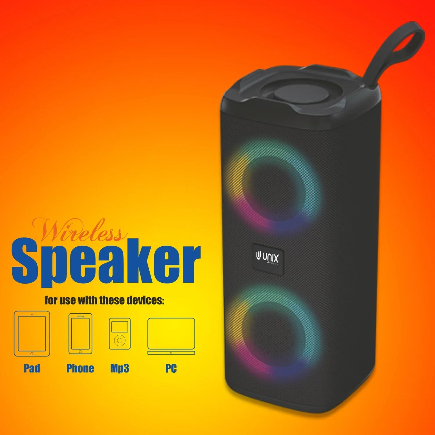 Unix Boom-Ra Best Wireless Speakers - Unixindia.