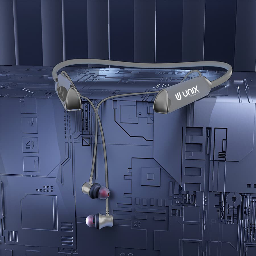 Unix UX-MX5 Best Wireless Neckband - Premium Sound