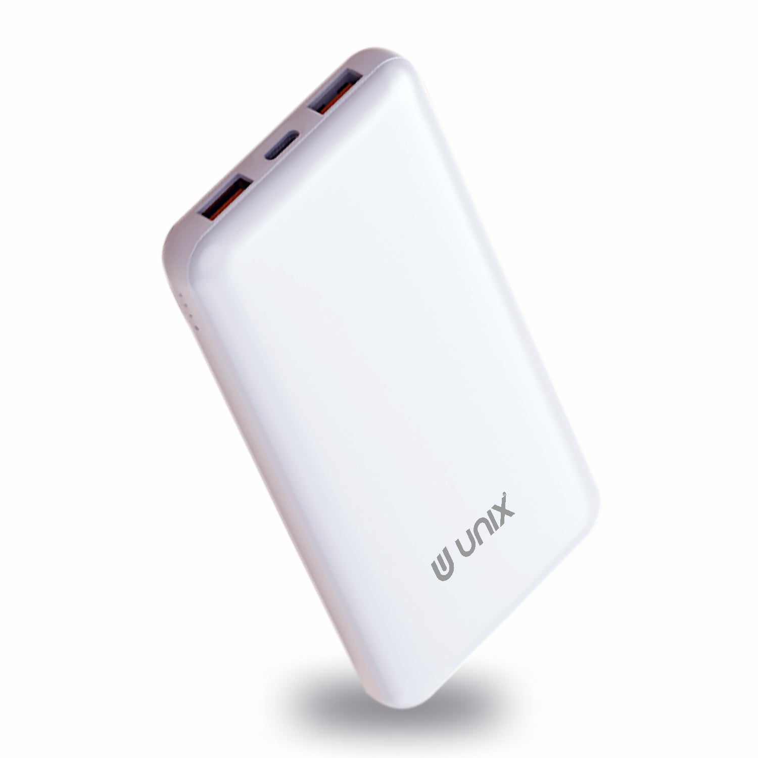 UNIX UX-1529 10000mAh Power Bank – Dual USB Output, Slim Polymer Design & LED Indicator