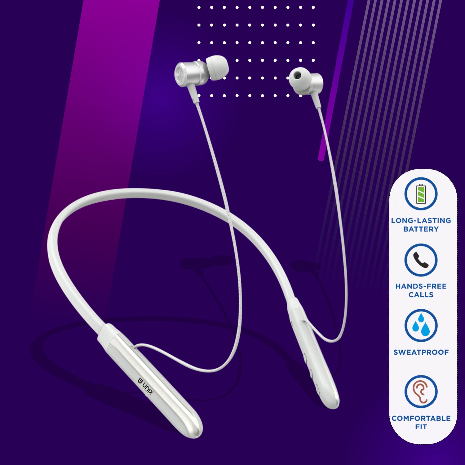 Unix UX-M15 Best Wireless Neckband