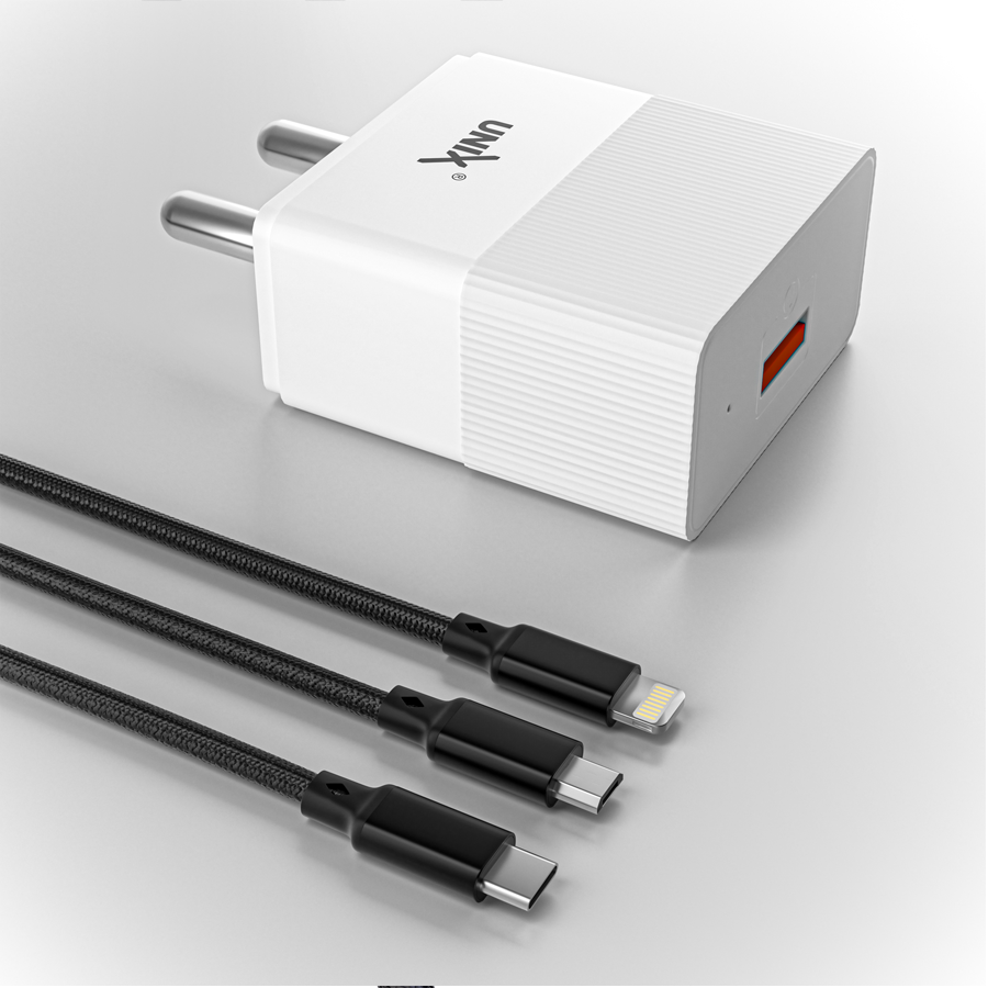 Unix UX-T11 3 in 1 Data Cable